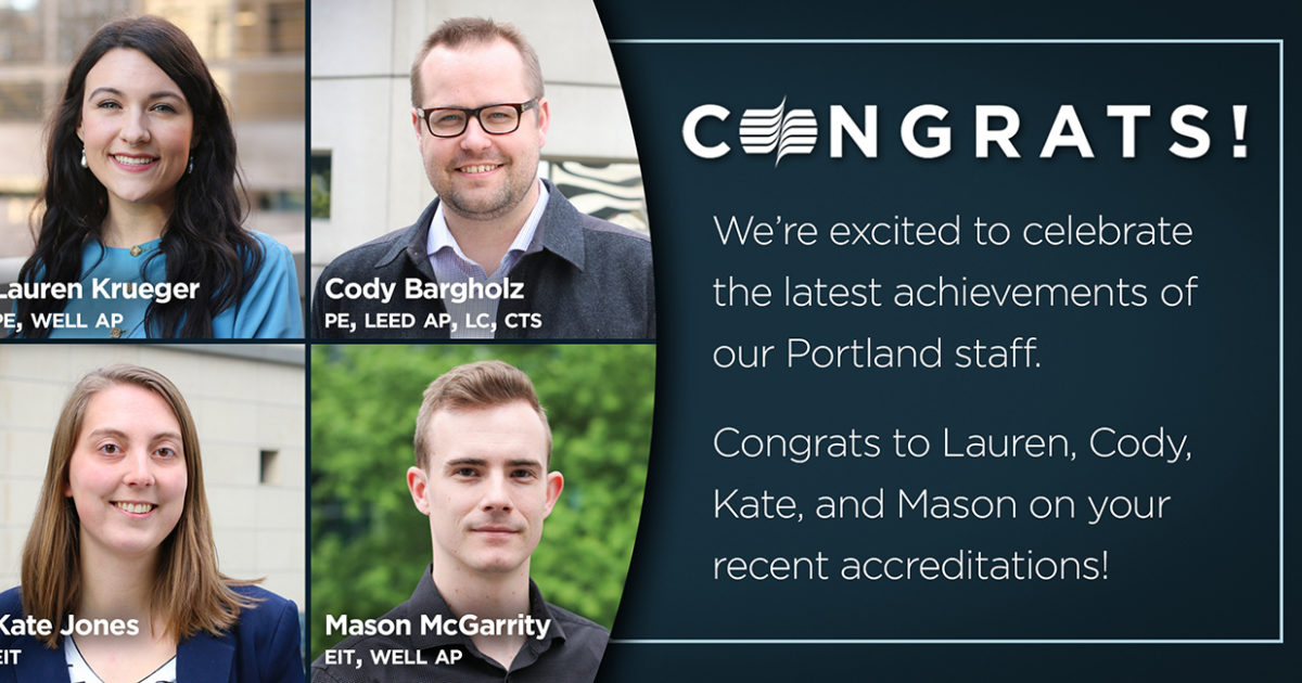 Interface Engineering Portland Engineering Firm Staff Achievements