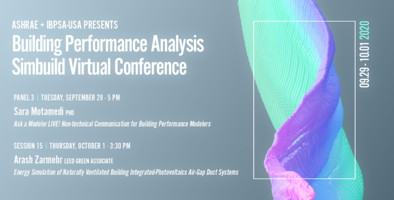 2020 Building Performance Analysis Simbuild Virtual Conference