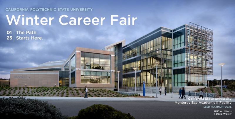 Cal Poly Winter Career Fair Social Promo 1280X650