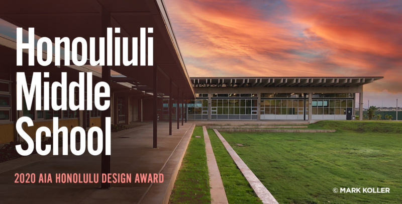 Honouliuli Middle School AIA Design Award Social Post 1280x650