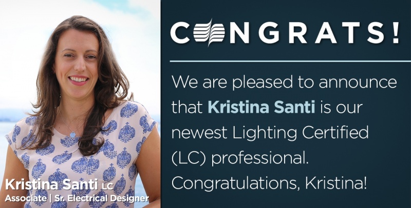 Kristina Santi Lighting Certified Social Promo