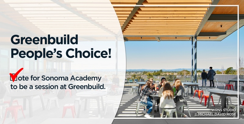 Sonoma Academy Greenbuild Peoples Voice Social Promo