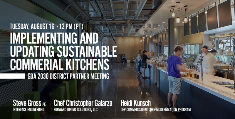 GBA Pittsburg District Partner Meeting Implementing Updating Sustainable Commercial Kitchens